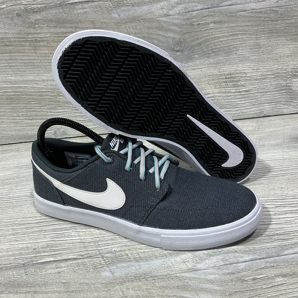 NEW Nike SB Portmore II Solar Mens 8 Skate Shoes Sneakers Blue/Gray 880269-011